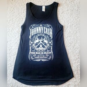 SJL Apparel Johnny Cash Graphic Tee Size Small black/white